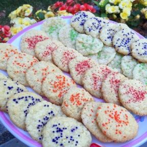 Gluten-free Sugar Cookies with Sprinkles